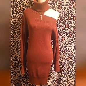 LUSH SWEATER DRESS M $8 when you  BUNDLE  from my closet . NECLACE NOT INCLUDED